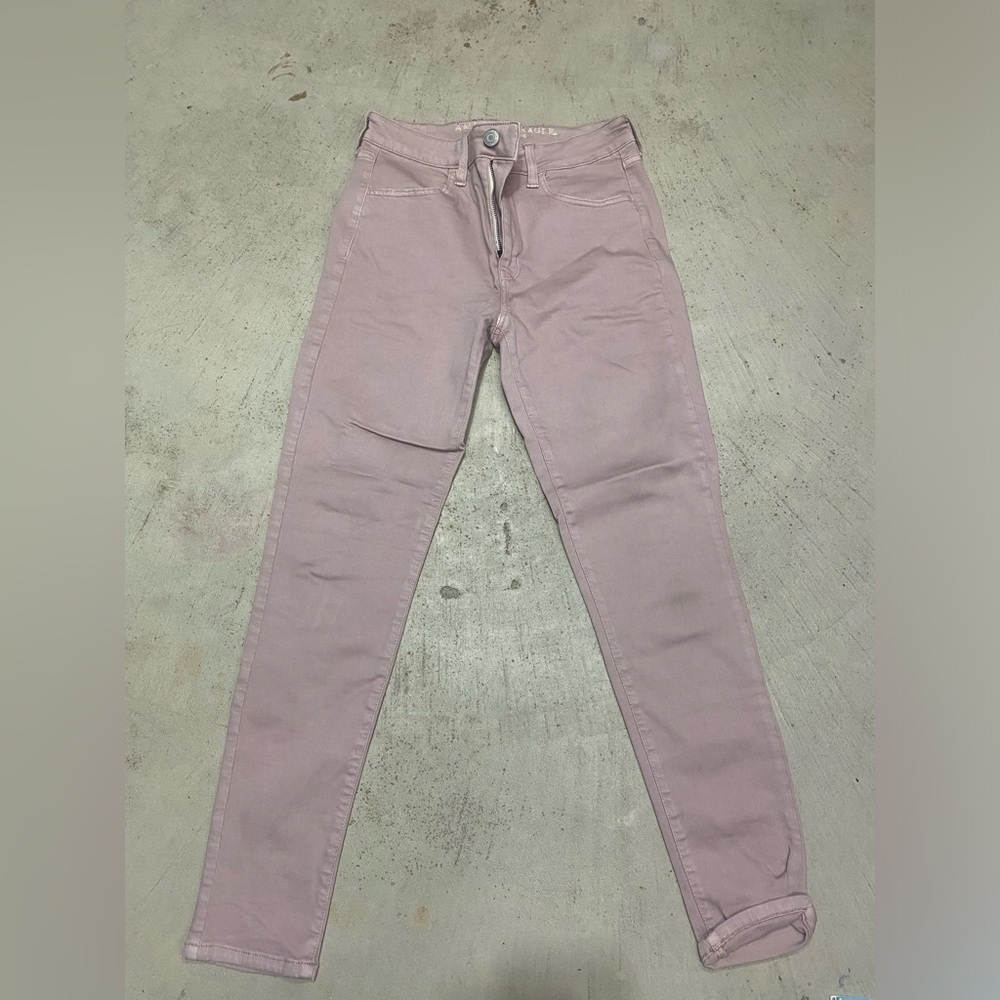 Pink American eagle jeans